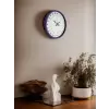 36 Cm Mor 24 Saat Göstergeli Özel Tasarım Duvar Saati