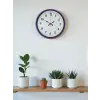 36 Cm Mor Dekoratif Duvar Saati