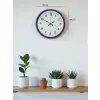 36 Cm Mor Dekoratif Duvar Saati
