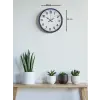 36 Cm Mor Standart Duvar Saati