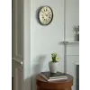 36 Cm Nostalji Gri Dekoratif Duvar Saati