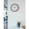 36 Cm Pembe Dekoratif Duvar Saati