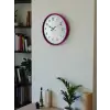36 Cm Pembe Dekoratif Duvar Saati