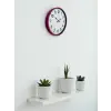 36 Cm Pembe Dekoratif Duvar Saati