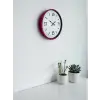 36 Cm Pembe Modern Duvar Saati