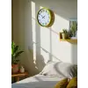 36 Cm Sarı Çocuk Odası Duvar Saati