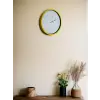 36 Cm Sarı Dekoratif Duvar Saati
