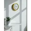36 Cm Sarı Dekoratif Duvar Saati