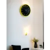 36 Cm Sarı Dekoratif Duvar Saati