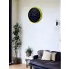 36 Cm Sarı Dekoratif Duvar Saati