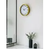 36 Cm Sarı Dekoratif Duvar Saati