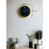 36 Cm Sarı Gold Rakamlı Duvar Saati