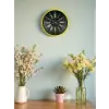36 Cm Sarı Modern Duvar Saati