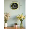 36 Cm Sarı Modern Duvar Saati