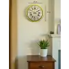 36 Cm Sarı Retro Duvar Saati
