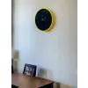 36 Cm Sarı Şık Duvar Saati