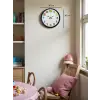 36 Cm Siyah Çocuk Odası Duvar Saati