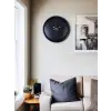 36 Cm Siyah Dekoratif Duvar Saati