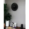 36 Cm Siyah Dekoratif Duvar Saati