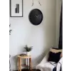 36 Cm Siyah Dekoratif Duvar Saati
