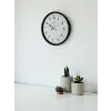 36 Cm Siyah Dekoratif Duvar Saati