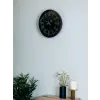 36 Cm Siyah Dekoratif Duvar Saati