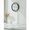36 Cm Siyah Dekoratif Duvar Saati