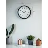 36 Cm Siyah Dekoratif Duvar Saati
