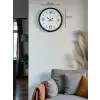36 Cm Siyah Dekoratif Duvar Saati