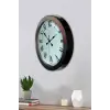 36 cm Siyah Metal Roma Rakamlı Duvar Saati