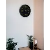 36 Cm Siyah Modern Duvar Saati