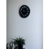 36 Cm Siyah Modern Duvar Saati