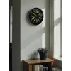 36 Cm Siyah Modern Duvar Saati