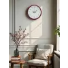 36 Cm Standart Kırmızı Duvar Saati