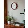 36 Cm Standart Kırmızı Duvar Saati