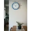 36 Cm Standart Mavi Duvar Saati