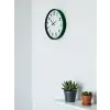 36 Cm Standart Yeşil Duvar Saati