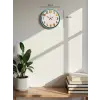 36 Cm Turkuaz Çocuk Odası Duvar Saati