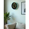 36 Cm Turkuaz Dekoratif Duvar Saati