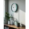36 Cm Turkuaz Dekoratif Duvar Saati