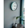 36 Cm Turkuaz Dekoratif Duvar Saati