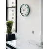 36 Cm Turkuaz Sade Şık Duvar Saati