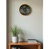 36 Cm Turuncu Dekoratif Duvar Saati