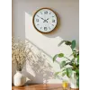 36 Cm Turuncu Dekoratif Duvar Saati