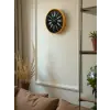 36 Cm Turuncu Dekoratif Duvar Saati