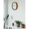 36 Cm Turuncu Dekoratif Duvar Saati