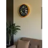 36 Cm Turuncu Dekoratif Duvar Saati