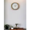 36 Cm Turuncu Sade Şık Duvar Saati