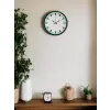 36 Cm Yeşil Sade Dekoratif Duvar Saati