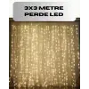 3x3 Perde Led Işık Şelale Model Özel Gün Dekoratif Aydınlatma